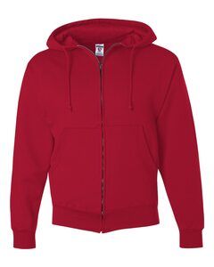 JERZEES 4999MR - NuBlend® SUPER SWEATS® Full-Zip Hooded Sweatshirt True Red