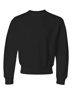 JERZEES 562BR - NuBlend® Youth Crewneck Sweatshirt Black
