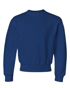 JERZEES 562BR - NuBlend® Youth Crewneck Sweatshirt Royal blue