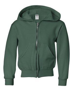 JERZEES 993BR - NuBlend® Youth Full-Zip Hooded Sweatshirt