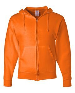 JERZEES 993MR - NuBlend® Full-Zip Hooded Sweatshirt Safety Orange