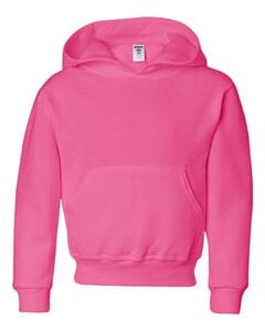 JERZEES 996YR - NuBlend® Youth Hooded Sweatshirt Neon Pink