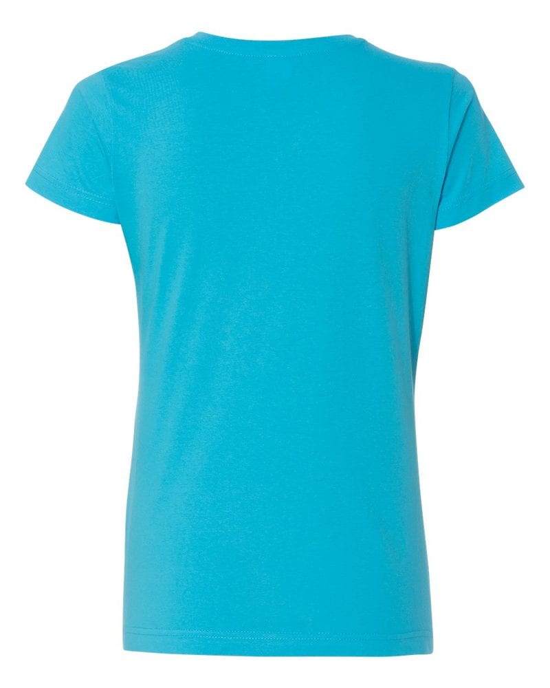 LAT 3507 - Ladies' Fine Jersey V-NeckT-Shirt