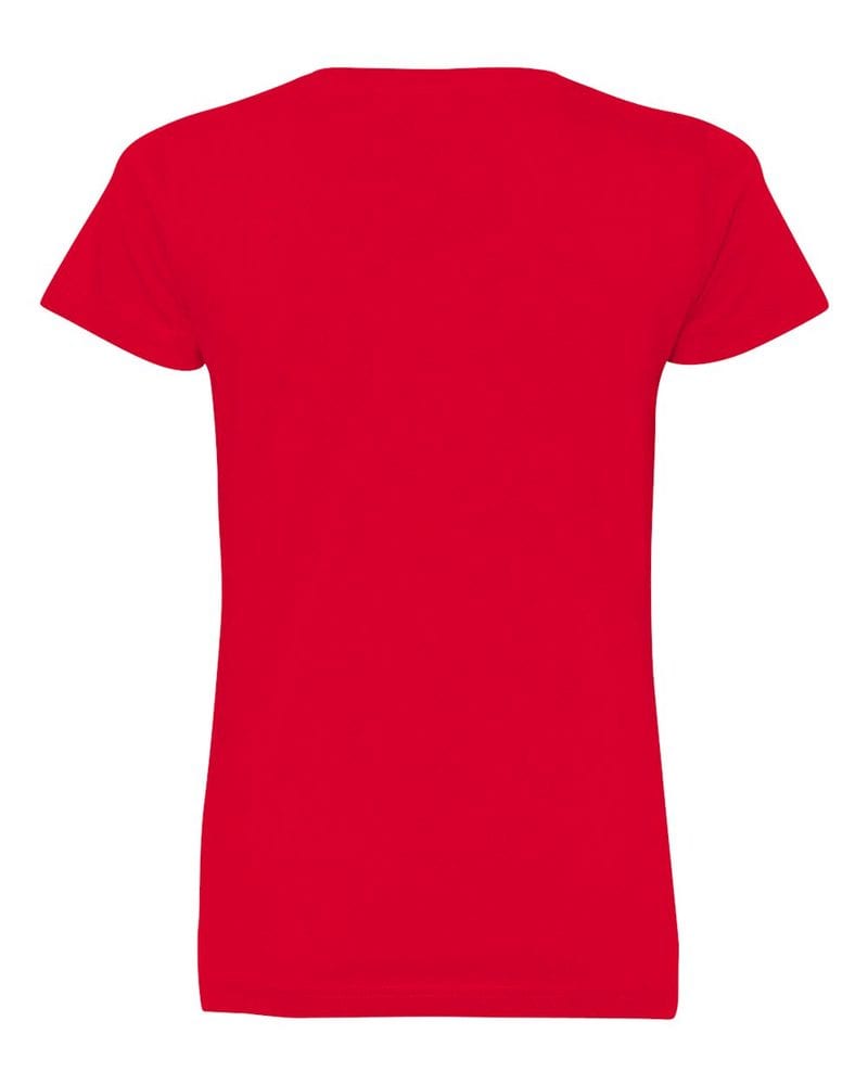 LAT 3507 - Ladies' Fine Jersey V-NeckT-Shirt