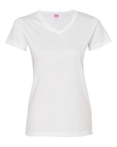 LAT 3507 - Ladies Fine Jersey V-NeckT-Shirt