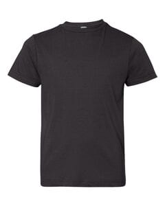 LAT 6101 - Youth Fine Jersey T-Shirt Black