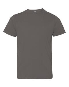 LAT 6101 - Youth Fine Jersey T-Shirt Charcoal