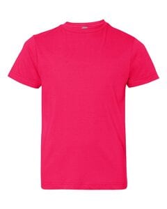 LAT 6101 - Youth Fine Jersey T-Shirt Hot Pink