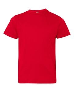 LAT 6101 - Youth Fine Jersey T-Shirt Red