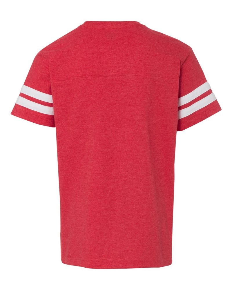 LAT 6137 - Youth Vintage Football T-Shirt
