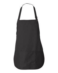 Liberty Bags 5507 - Adjustable Neck Strap Three Pocket Apron Black