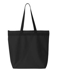Liberty Bags 8802 - Recycled Zipper Tote Black