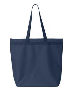 Liberty Bags 8802 - Recycled Zipper Tote Navy