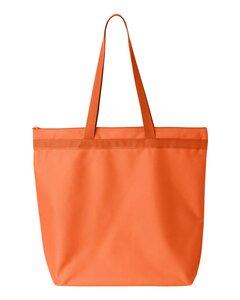 Liberty Bags 8802 - Recycled Zipper Tote Orange