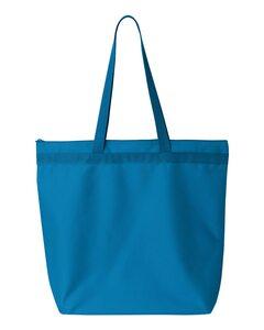 Liberty Bags 8802 - Recycled Zipper Tote Turquoise