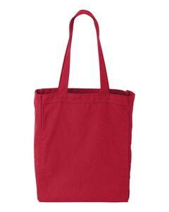 Liberty Bags 8861 - Gusseted 10 Ounce Cotton Canvas Tote Red