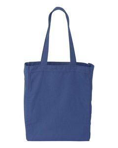 Liberty Bags 8861 - Gusseted 10 Ounce Cotton Canvas Tote Royal blue