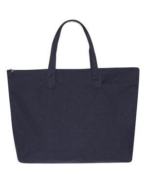 Liberty Bags 8863 - 10 Ounce Canvas Tote with Zipper Top Closure