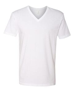 Next Level 3200 - Premium Short Sleeve V White