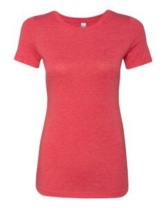 Next Level 6710 - Next Level™ Ladies' Tri-Blend Crew Tee Vintage Red