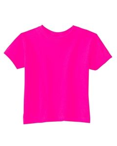 Rabbit Skins 3301J - Juvy Short Sleeve T-Shirt Hot Pink