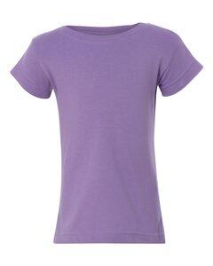 Rabbit Skins 3316 - Fine Jersey Toddler Girl's T-Shirt Lavender