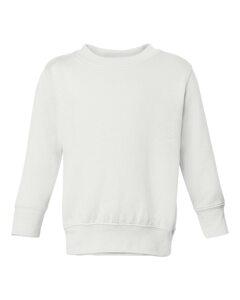 Rabbit Skins 3317 - Toddler/Juvy Crewneck Sweatshirt White