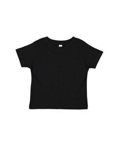 Rabbit Skins 3321 - Fine Jersey Toddler T-Shirt Black