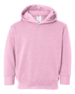 Rabbit Skins 3326 - Toddler Hooded Sweatshirt Pink