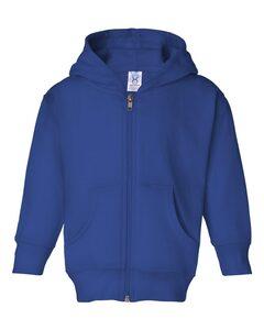 Rabbit Skins 3346 - Toddler Hooded Full-Zip Sweatshirt Royal blue