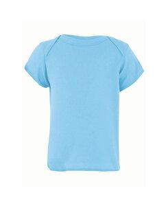 Rabbit Skins 3400 - Infant Lap Shoulder T-Shirt Light Blue