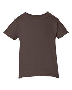 Rabbit Skins 3401 - Infant Short Sleeve T-Shirt Brown