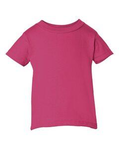 Rabbit Skins 3401 - Infant Short Sleeve T-Shirt Hot Pink