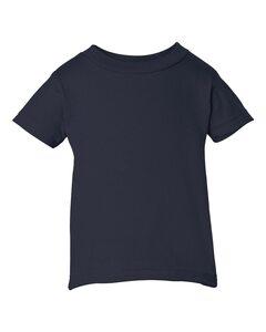 Rabbit Skins 3401 - Infant Short Sleeve T-Shirt Navy