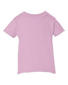 Rabbit Skins 3401 - Infant Short Sleeve T-Shirt Pink
