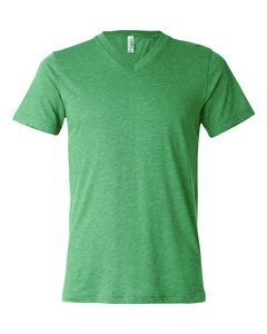 Bella+Canvas 3415 - Unisex Triblend V-Neck T-Shirt Green Triblend