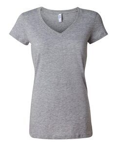 Bella+Canvas 6005 - Ladies' Short Sleeve V-Neck Jersey T-Shirt Athletic Heather