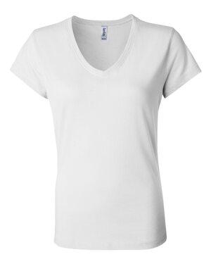 Bella+Canvas 6005 - Ladies Short Sleeve V-Neck Jersey T-Shirt