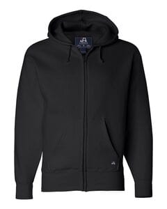 J. America 8821 - Premium Full-Zip Hooded Sweatshirt Black