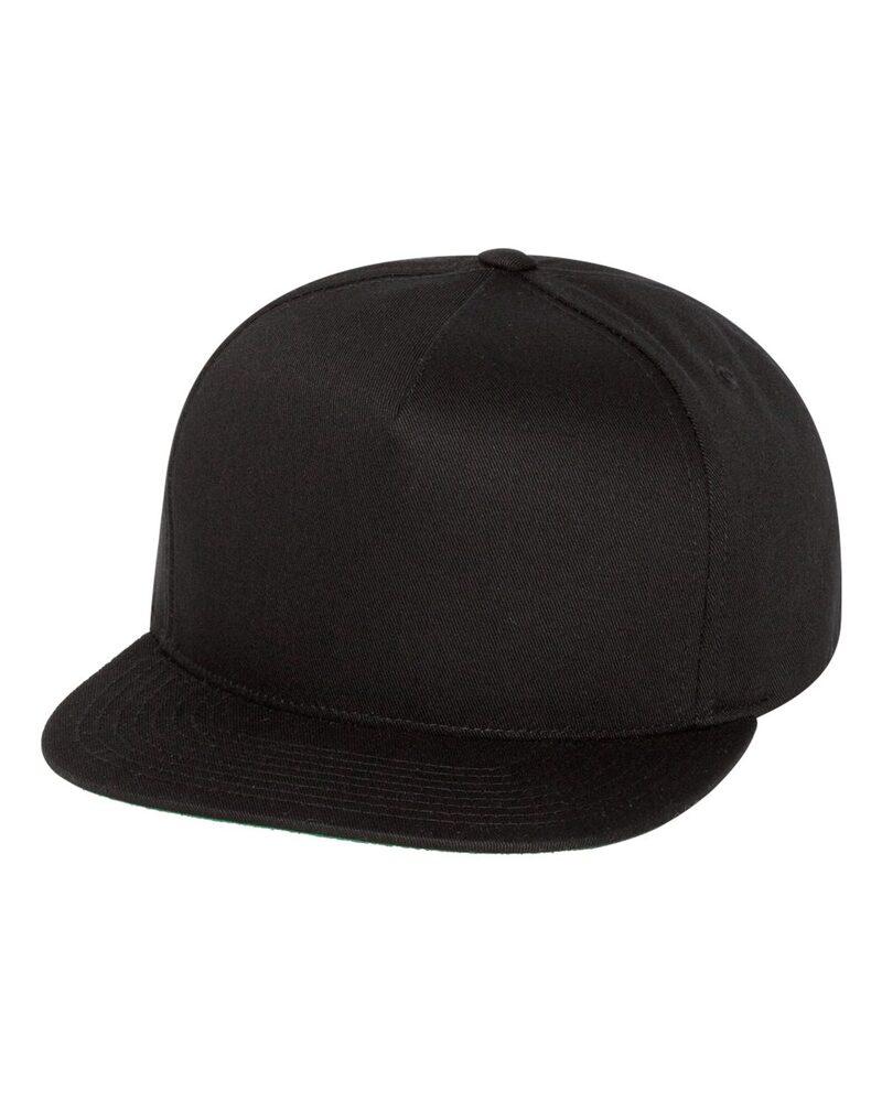 Yupoong 6007 - Five-Panel Flat Bill Cap