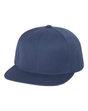 Yupoong 6089M - Wool Blend Flat Bill Snapback Cap