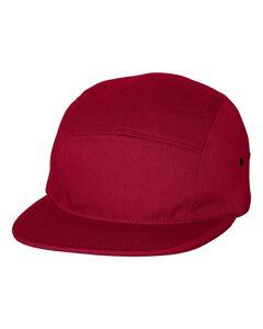 Yupoong 7005 - Jockey Flat Bill Cap Red