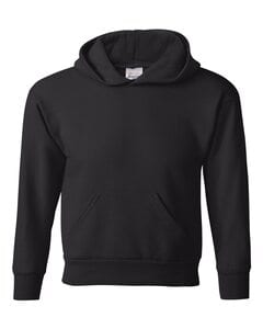 Hanes P473 - EcoSmart® Youth Hooded Sweatshirt Black