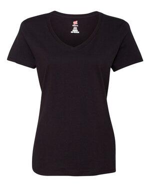 Hanes S04V - Hanes® Ladies Nano-T® Cotton V-Neck T-Shirt