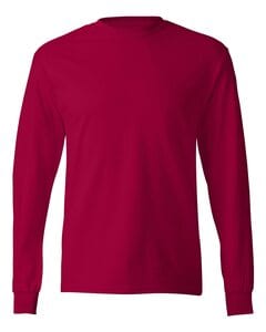 Hanes 5586 - Tagless® Long Sleeve T-Shirt Deep Red
