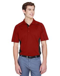 Ash City Extreme 85113 - Fuse Polos Men's Snag Protection Plus Color-Block Polos Classic Red
