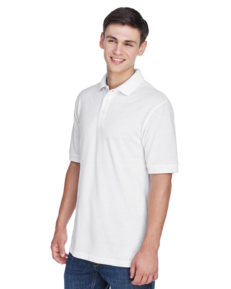 Harriton M265 - Men's 5.6 oz. Easy Blend Polo