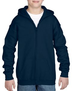 Gildan G186B - Wholesale Youth 8 oz., 50/50 Full-Zip Hoodie