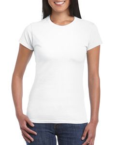 Gildan G640L - Softstyle® Ladies 4.5 oz. Junior Fit T-Shirt White