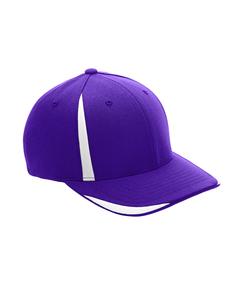 Flexfit ATB102 - for Team 365 Pro Performance Front Sweep Cap Sp Purple/Wht